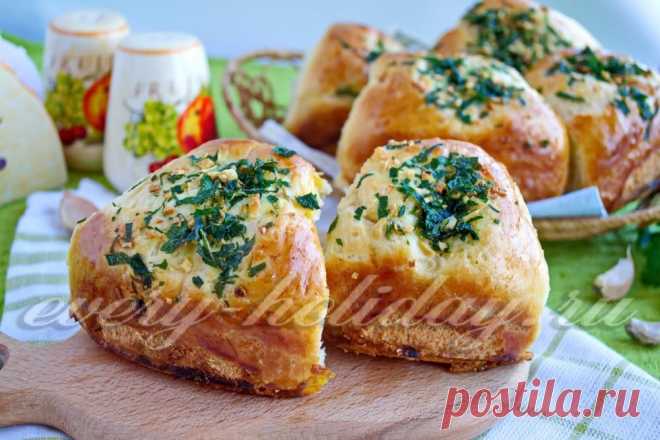 Чесночные булочки.