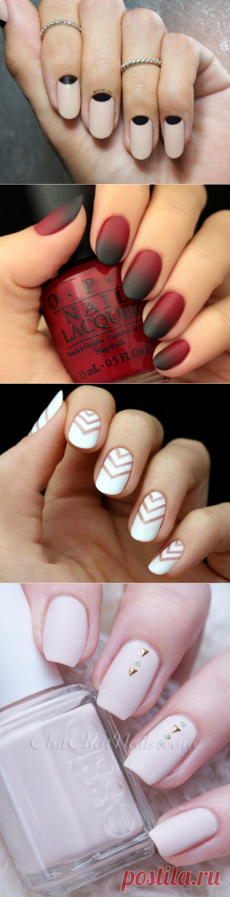 13 вариантов роскошного минималистичного маникюра