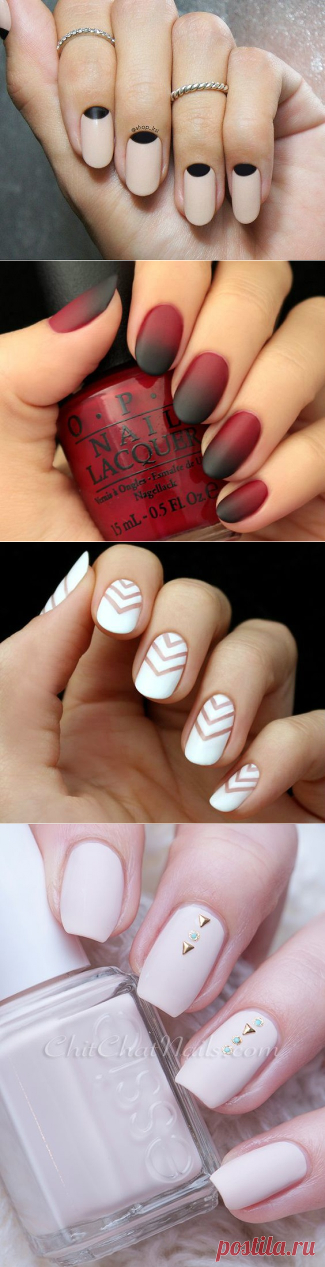 13 вариантов роскошного минималистичного маникюра