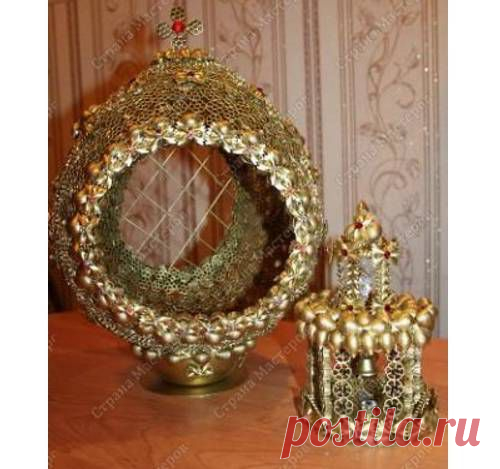 Пасхальное яйцо из макарон своими руками / Простые рецепты