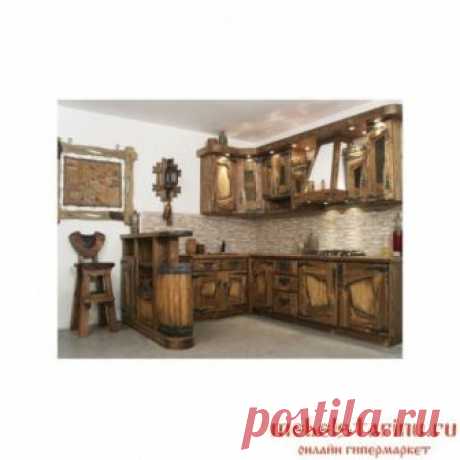 Кухня под старину из массива дерева "Дарена"