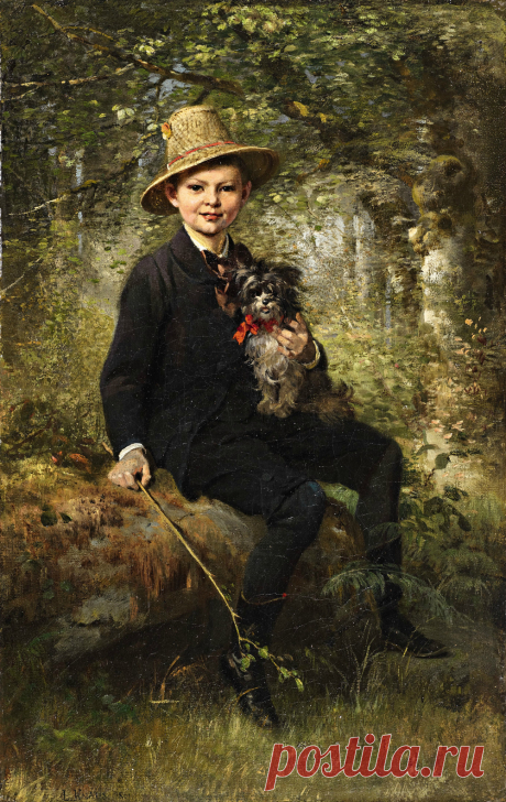 Людвиг Кнаус (Ludwig Knaus),1829—1910.Германия.Дети.