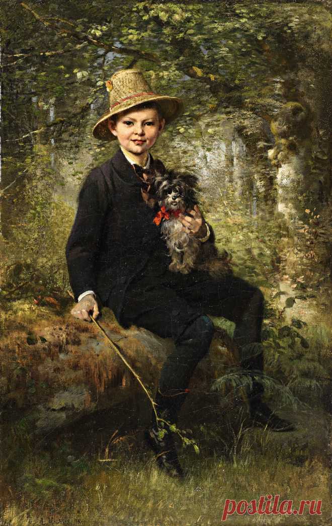 Людвиг Кнаус (Ludwig Knaus),1829—1910.Германия.Дети.