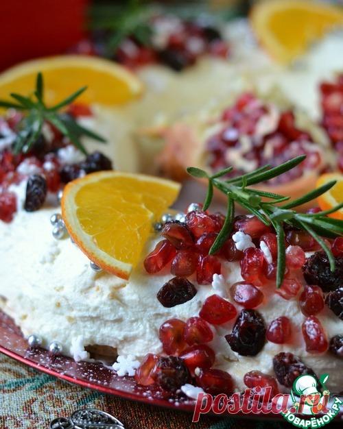 Новогодний торт с безе – кулинарный рецепт