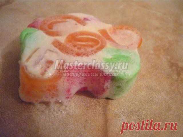 Мыло ручной работы «Конфетти». Мастер класс с фото