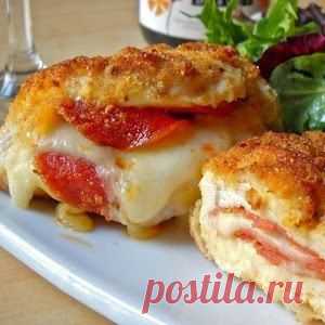 Куриное филе с сыром | Вкусные рецепты - Моцарелла.ру