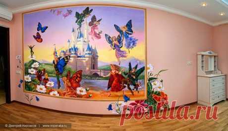 Феи в детской. Роспись стен | Pro Handmade