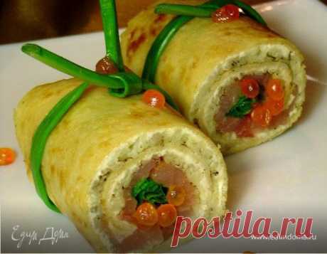 Блинная закуска &quot;Русская&quot;. Ингредиенты: яйца куриные, майонез, сахар | Официальный сайт кулинарных рецептов Юлии Высоцкой