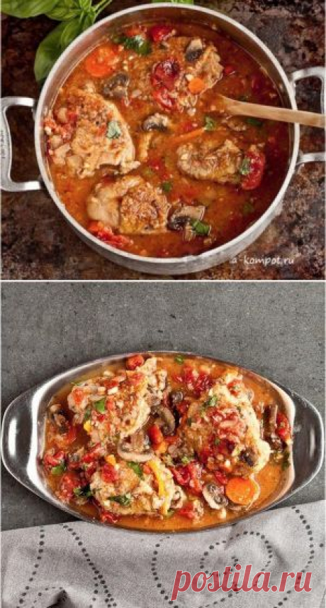 Как приготовить вкусные куриные бедрышки по-охотничьи
