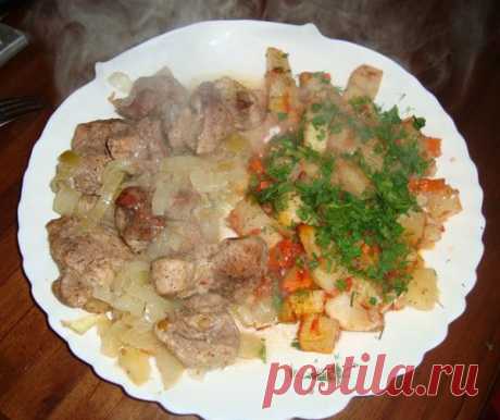 &quot;Шашлык&quot; с наивкуснейшей картошечкой, приготовленные в духовке | БУДЕТ ВКУСНО!