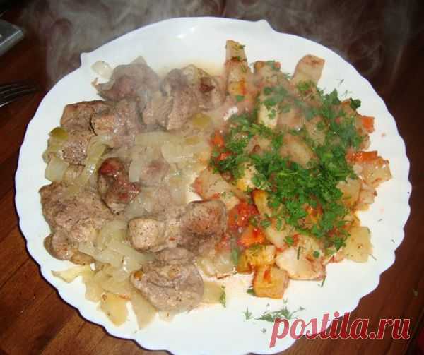 "Шашлык" с наивкуснейшей картошечкой, приготовленные в духовке | БУДЕТ ВКУСНО!