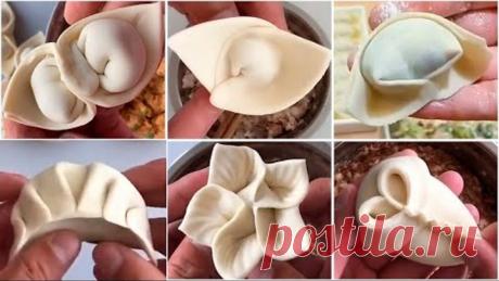 Как лепить пельмени. Способы лепки пельменей или изделий из теста с начинкой.