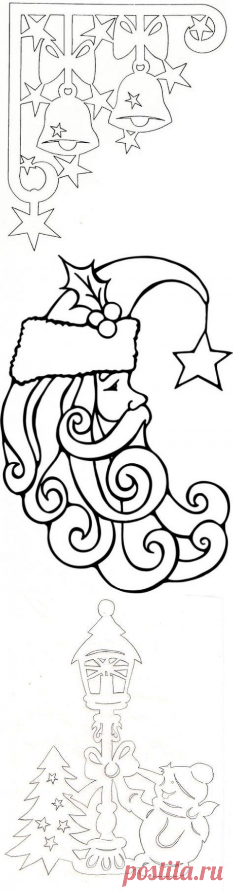 Идеи для новогоднего декора окон — Сделай сам, идеи для творчества - DIY Ideas