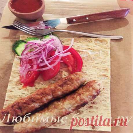 Люля-кебаб  из курицы в духовке рецепт