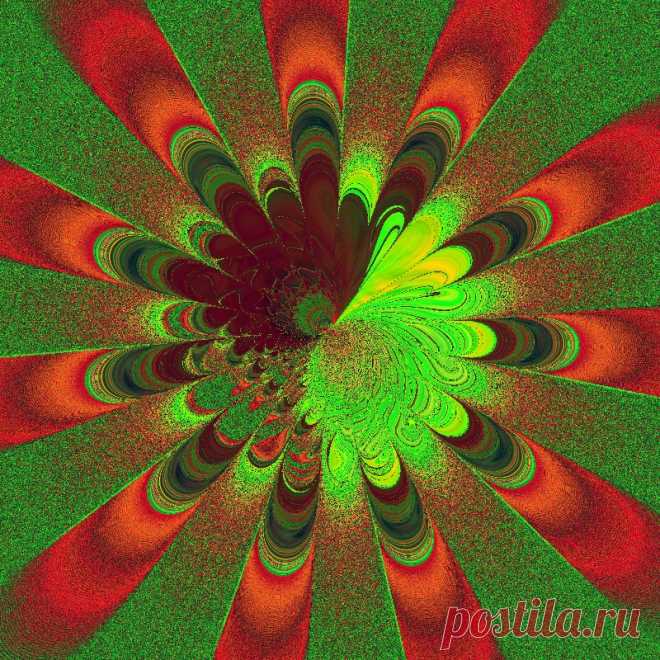Фрактал, сделан в программе Fractal Explorer