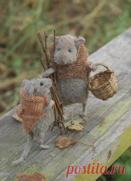 Забавные мышата от Наташи Фадеевой / Удивительное искусство