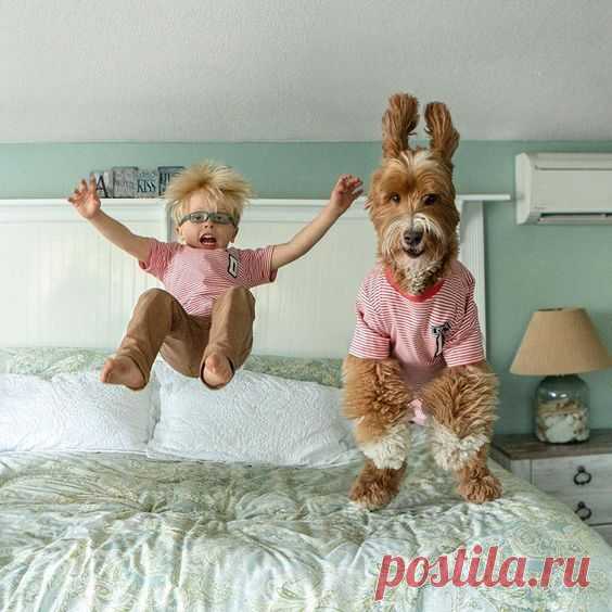 Дети и животные на фотографиях – редкие снимки, способные затронуть душу