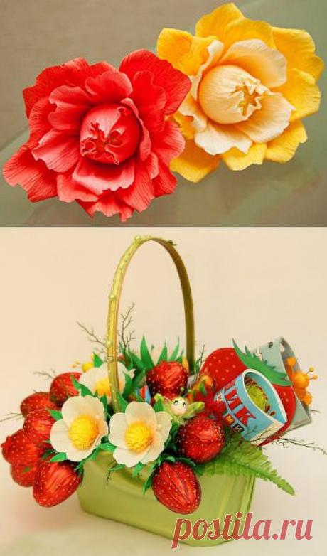 Как сделать БУКЕТЫ ИЗ КОНФЕТ. Букеты из конфет своими руками. Технология изготовления букетов из конфет. Конфетные корабли своими руками