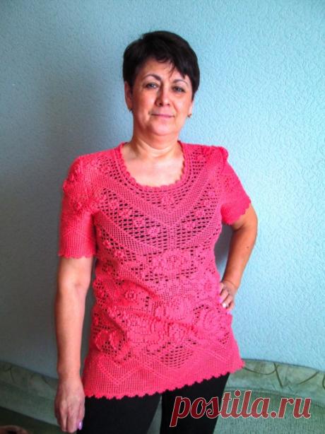 Филейная туника "Розы"