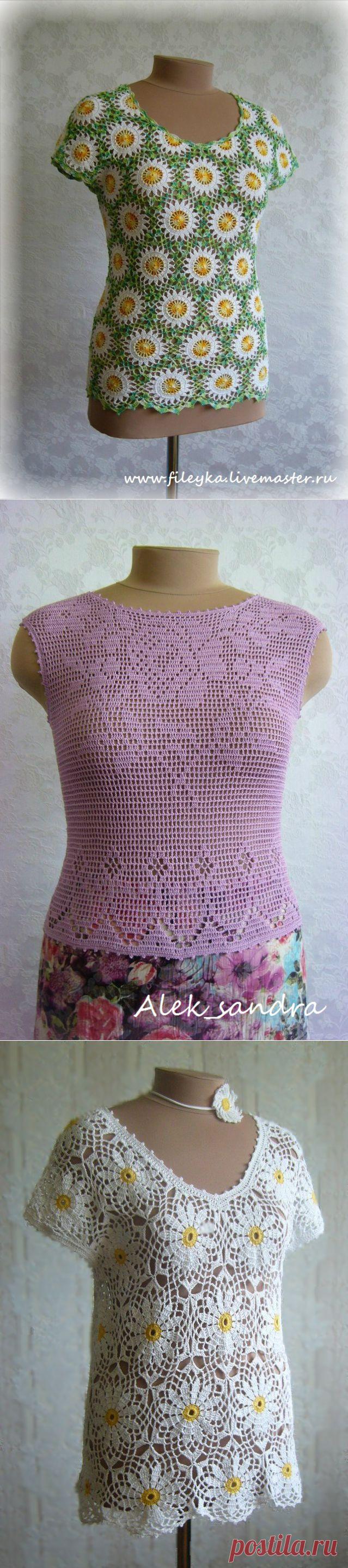 Кофточки филейки