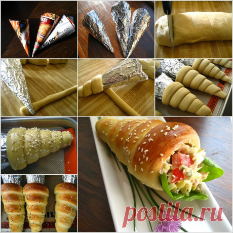 How to Make Cute Bread Cones | www.FabArtDIY.com