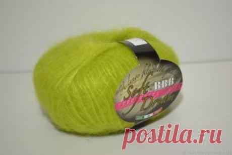пряжа Soft Dream 75% супер кид мохер, 25% шелк 200м 25гр – купить в интернет-магазине на Ярмарке Мастеров с доставкой пряжа Soft Dream 75% супер кид мохер, 25% шелк 200м 25гр - купить или заказать в интернет-магазине на Ярмарке Мастеров | Состав: 75% супер кид мохер, 25% шелк   <br…