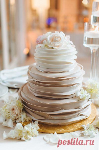 Как сделать рюши для торта, пирожных из мастики, крема и украсить торт?