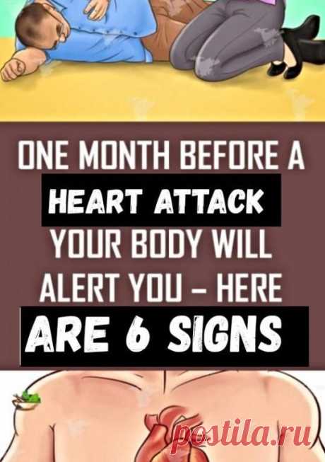 One Month Before a Heart Attack, Your Body Will Warn You – Here Are the 6 Signs