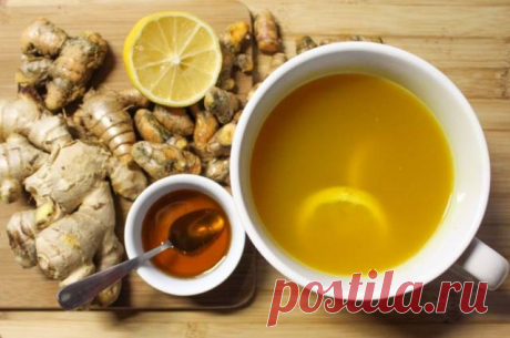 Полезный и лечебный чай с куркумой