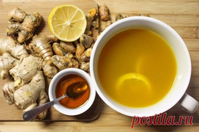 Полезный и лечебный чай с куркумой