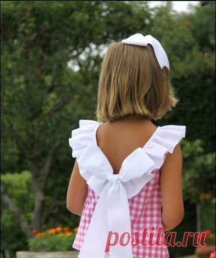 De costuras y otras cosas: BLUSÓN PARA NIÑA EN CUADROS VICHY