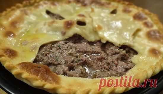 Осетинские пироги. Фыдджин (Ossetian Meat Pie — Фыдджын)