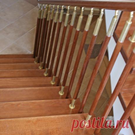 Ограждения с комбинированными балясинами