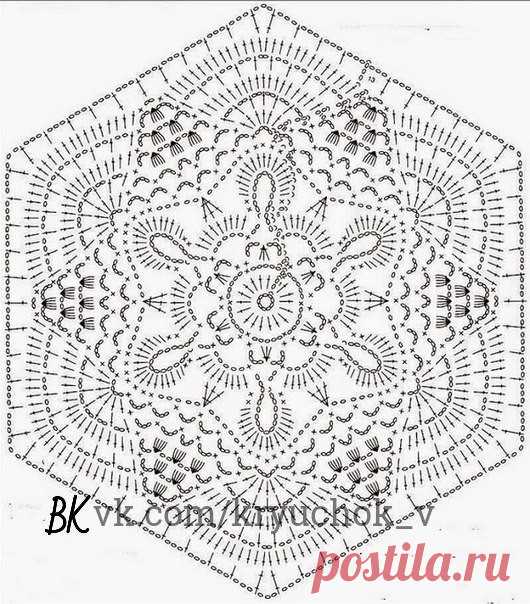 Красотищаааа

ШЕСТИУГОЛЬНЫЙ МОТИВ КРЮЧКОМ ДЛЯ КОФТОЧКИ