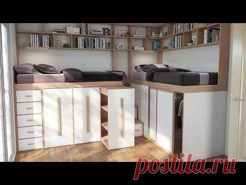 Фантастические идеи экономии места - умная мебель ▶ 20