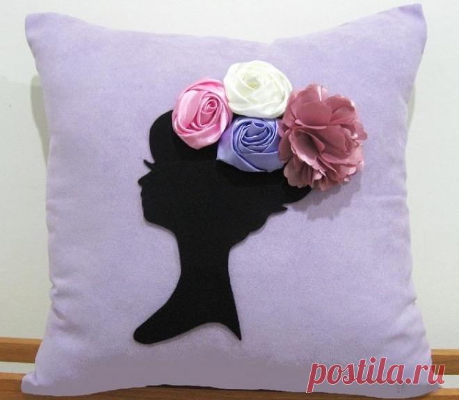 Красивые подушки своими руками