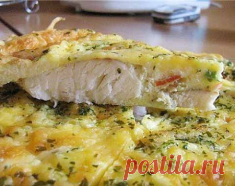 Рыба, запеченная в яйце с майонезом