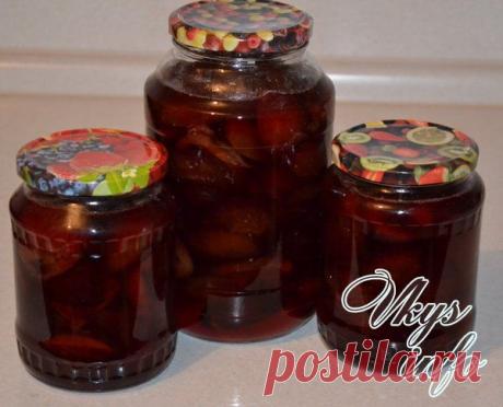 Слива в собственном соку на зиму рецепт с фото