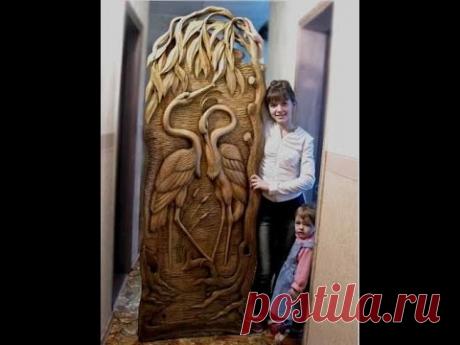 Резьба по дереву, рисунки. Интересные идеи