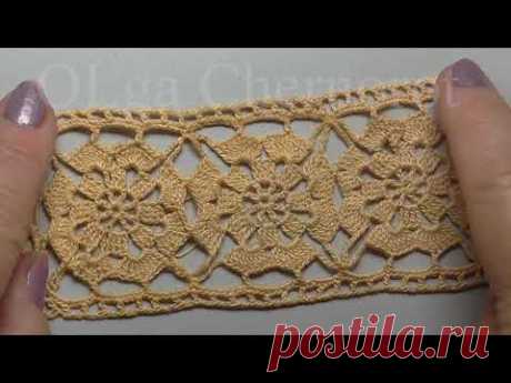 Кайма супер Кайма крючком для декора Часть 1 Сrochet  border part 1