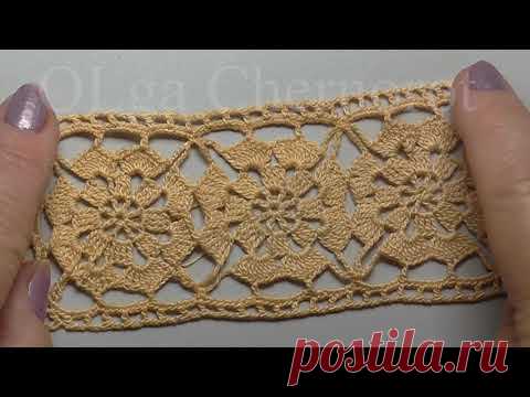 Кайма супер Кайма крючком для декора Часть 1 Сrochet  border part 1
