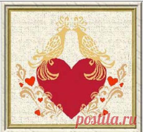 Сачать схему вышивки "Dove Love"