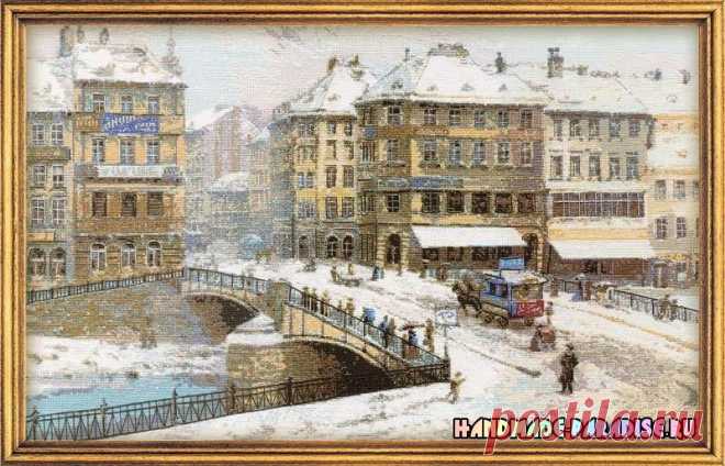 Схема вышивки хорошего качества. ВЕНА. Риолис