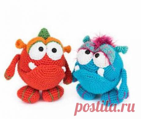 Монстрики крючком. Амигуруми схемы и описания. Автор: Ildikko | IRINELY.ART