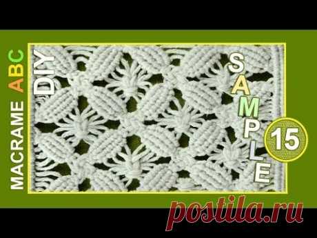 Macrame ABC - pattern sample #15
