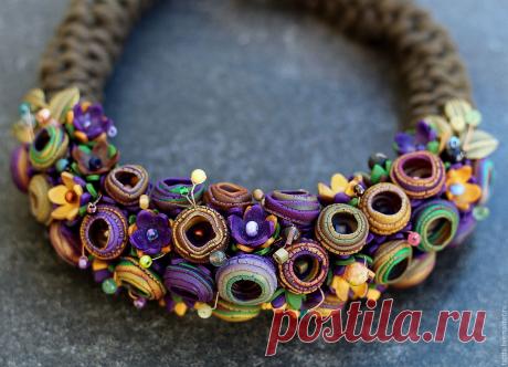 Купить колье из полимерной глины лесное 3 в интернет магазине на Ярмарке Мастеров Купить или заказать колье из полимерной глины лесное 3 в интернет магазине на Ярмарке Мастеров. С доставкой по России и СНГ. Материалы: полимерная глина, дерево, бисер,&hellip;. Размер: 51 см