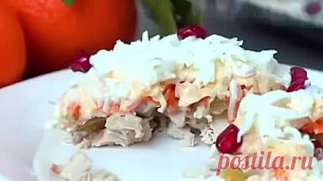 Салат Бусы на снегу