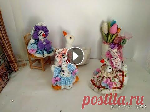 Игрушка Гусь. Гусь  тильда. Сшить гусь  тильда .Гусь пошить своими руками. декор к пасхe.Oca de tela Игрушка Гусь. Гусь тильда. Сшить гусь тильда .Гусь пошить своими руками. декор к пасхe.Oca de tela...