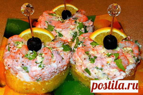 Креветки с ананасом — Домашняя кулинария