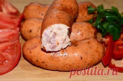 Сардельки домашние - Горячее: мясо и птица